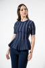 Imagen de Blusa En Rayas Estilo Peplum