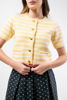 Imagen de Blusa Tejida Rayas Botones Dorados