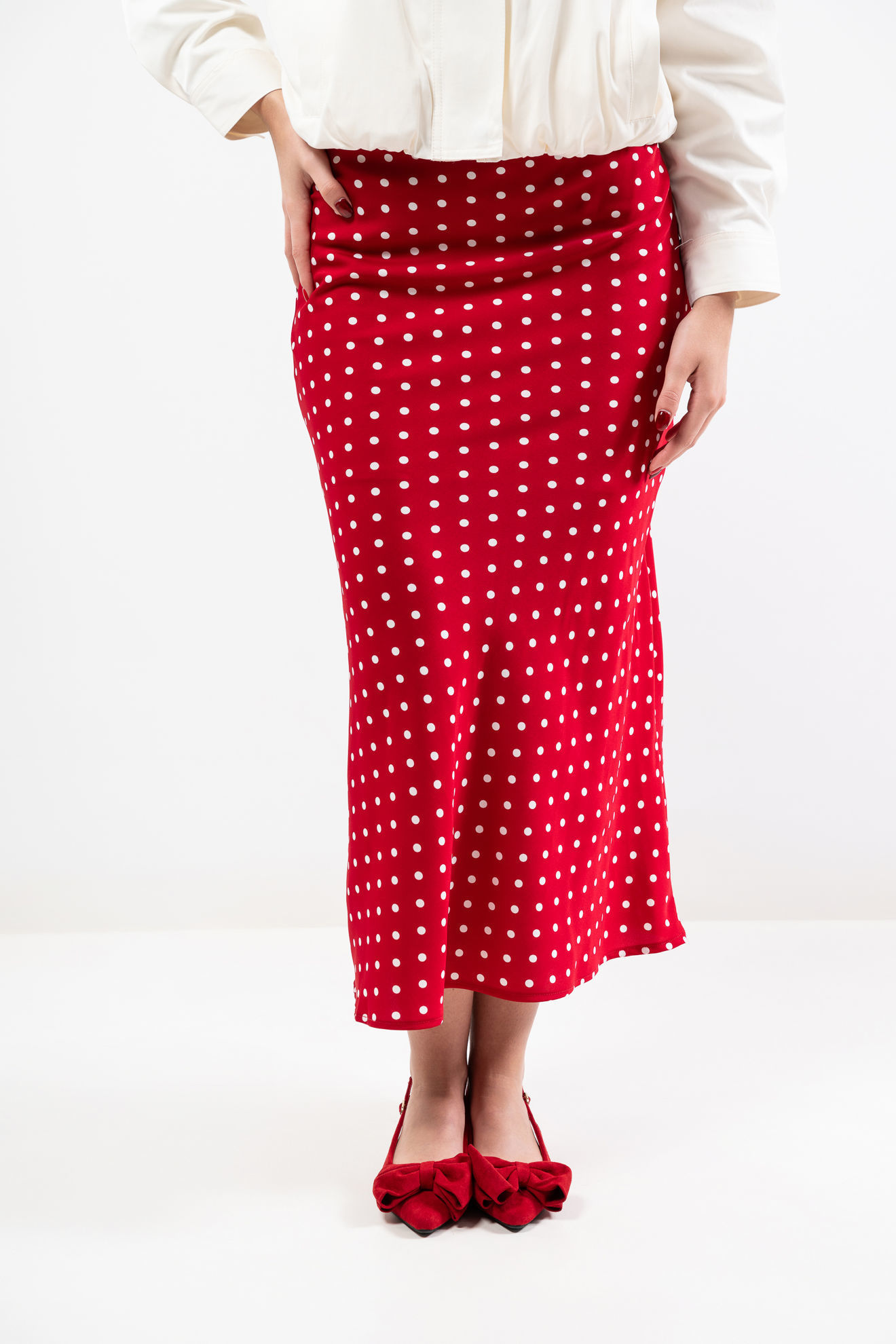 Imagen de Falda Lapiz Print Lunares