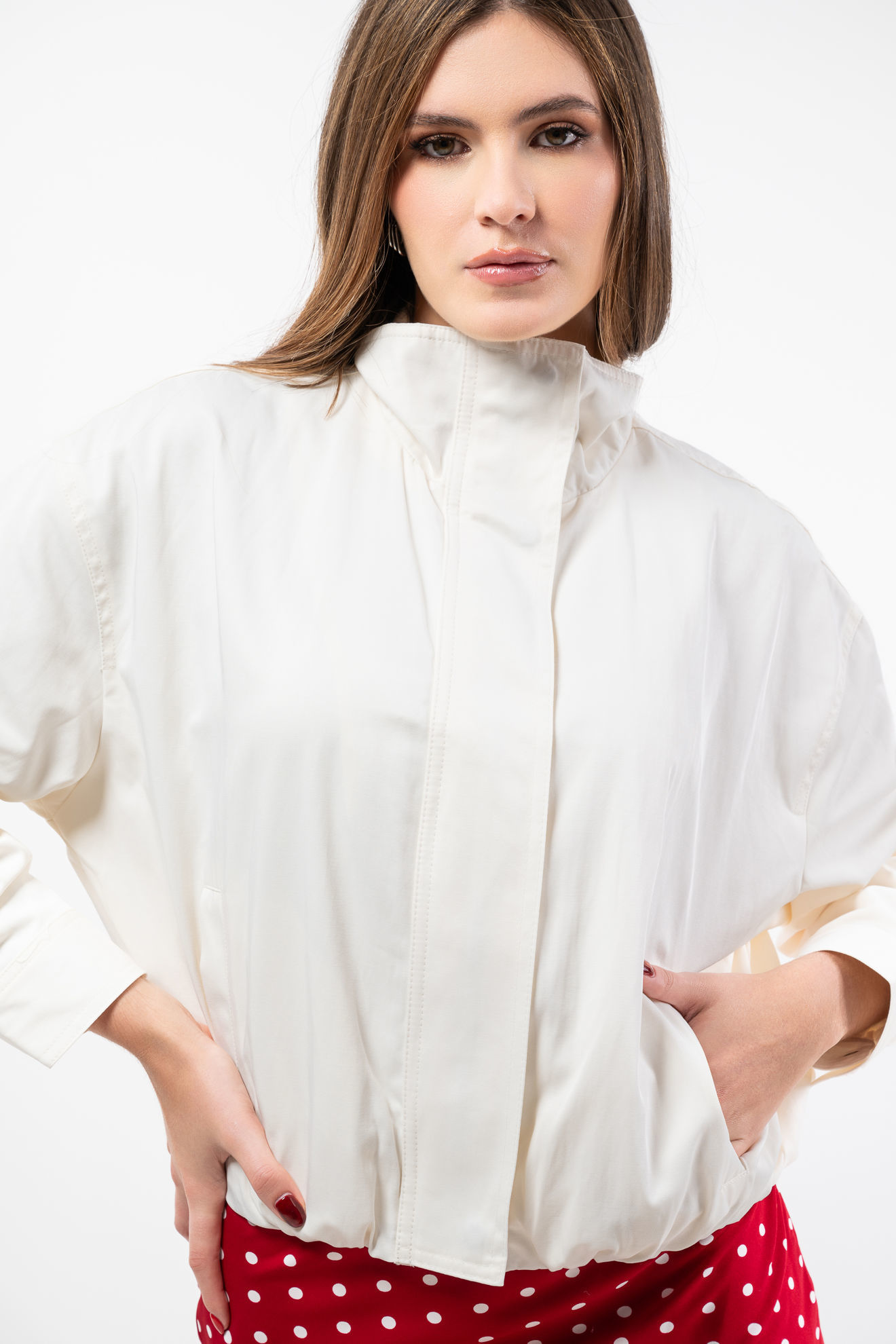 Imagen de Jacket Cuello Alto Con Zipper
