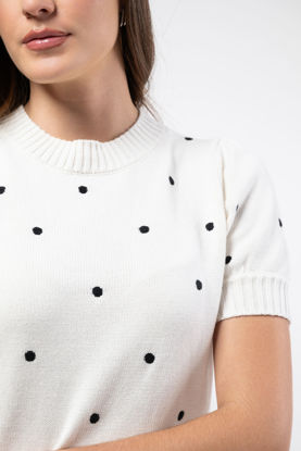 Imagen de Blusa Tejida De Lunares