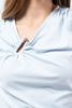 Imagen de Blusa Basica Detalle Accesorio Cuello
