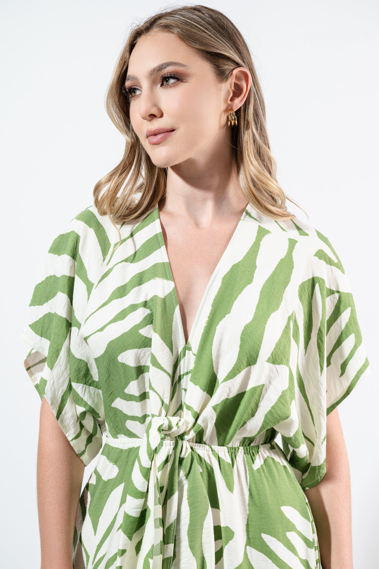 Imagen de Jumpsuit En Rayon Estampado Tropical