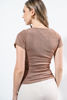 Imagen de Blusa Manga Corta Accesorio Cuello