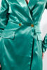 Imagen de Vestido En Satin Manga Larga, Estilo Blazer     ( Exclusivo Pagina)