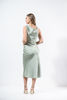 Imagen de Vestido En Satin Cuello Bobo