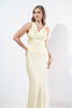 Imagen de Vestido En Satin Cuello Bobo Espalda Descubierta