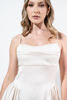 Imagen de Vestido En Satin Tirantes Ajustables