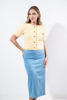 Imagen de Blusa Tejida En Rayas Botones Dorados