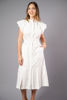 Imagen de Vestido Con Cinturon Cuello Chino