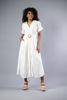 Imagen de Vestido Botones Frente Cuello V Con Cinturon