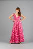 Imagen de Vestido Escote Profundo Print Dorado   ( Exclusivo Pagina)