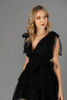 Imagen de Vestido En Tull Cuello V Profundo ( Exclusivo Pagina)