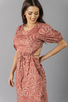 Imagen de Vestido En Rayon Estampado, Espalda Descubierta   ( Exclusivo Pagina)
