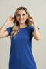 Imagen de Vestido Azul Vuelo Mangas    ( Exclusivo Pagina)