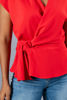 Imagen de Blusa Cuello V Nudo Cintura   ( Exclusiva Pagina)