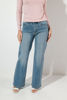 Imagen de High Rise Straight Leg Jeans Con Brillo   ( Exclusivo Pagina)