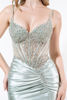 Imagen de Maxi Dress Tirantes Estilo Corse Abalorios Trasparencia