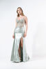 Imagen de Maxi Dress Tirantes Estilo Corse Abalorios Trasparencia