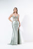 Imagen de Maxi Dress Tirantes Estilo Corse Abalorios Trasparencia