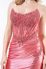 Imagen de Maxi Dress Straple Corse Con Abalorios
