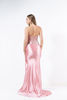 Imagen de Maxi Dress Straple Corse,  Falda Satin Stretch