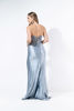 Imagen de Maxi Dress Straple Corse, Falda Satin Stretch