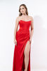 Imagen de Maxi Dress Straple, Abertura Falda