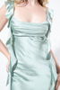 Imagen de Vestido En Satin, Espalda Descubierta, Vuelo Tirantes