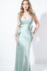 Imagen de Vestido En Satin, Espalda Descubierta, Vuelo Tirantes