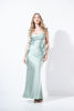 Imagen de Vestido En Satin, Espalda Descubierta, Vuelo Tirantes