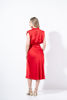 Imagen de Vestido En Satin Cuello Alto
