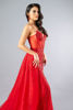 Imagen de Maxi Dress Tirantes Brillo Abalorios Con Cola