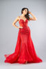 Imagen de Maxi Dress Tirantes Brillo Abalorios Con Cola
