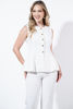 Imagen de Chaleco Estilo Peplum Botones Dorados