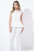 Imagen de Chaleco Estilo Peplum Botones Dorados