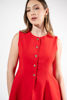 Imagen de Chaleco Estilo Peplum Botones Dorados