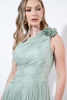 Imagen de Maxi Dress Un Hombro Detalle Flor Hombro