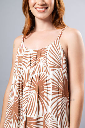 Imagen de Vestido En Tirantes Print Tropical   ( Exclusivo Pagina)