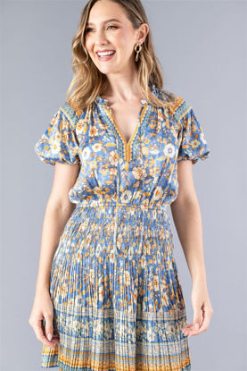 Imagen de Vestido Print Florecitas Manga Corta   ( Exclusivo Pagina)