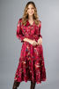 Imagen de Vestido En Satin Estampado   ( ExclusivoPagina)