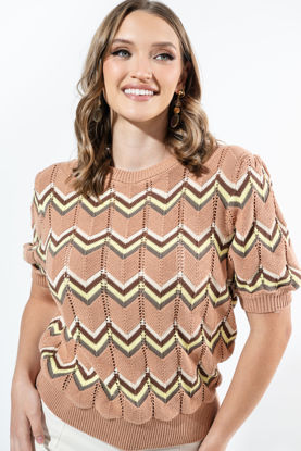 Imagen de Blusa Tejida Con Estampado