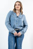Imagen de Blusa Mezclilla Cuello Con Vuelo