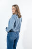 Imagen de Blusa Mezclilla Cuello Con Vuelo