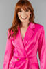 Imagen de Vestido En Satin Manga Larga, Estilo Blazer     ( Exclusivo Pagina)