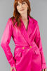 Imagen de Vestido En Satin Manga Larga, Estilo Blazer     ( Exclusivo Pagina)