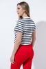 Imagen de Blusa Manga Corta Rayas Botones