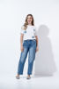Imagen de Blusa Con Detalles De Flores En Mezclilla