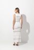 Imagen de Vestido Estilo Lapiza Botones Dorados Decorativos