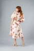 Imagen de Vestido Cuello V Print Floral Con Cinturon